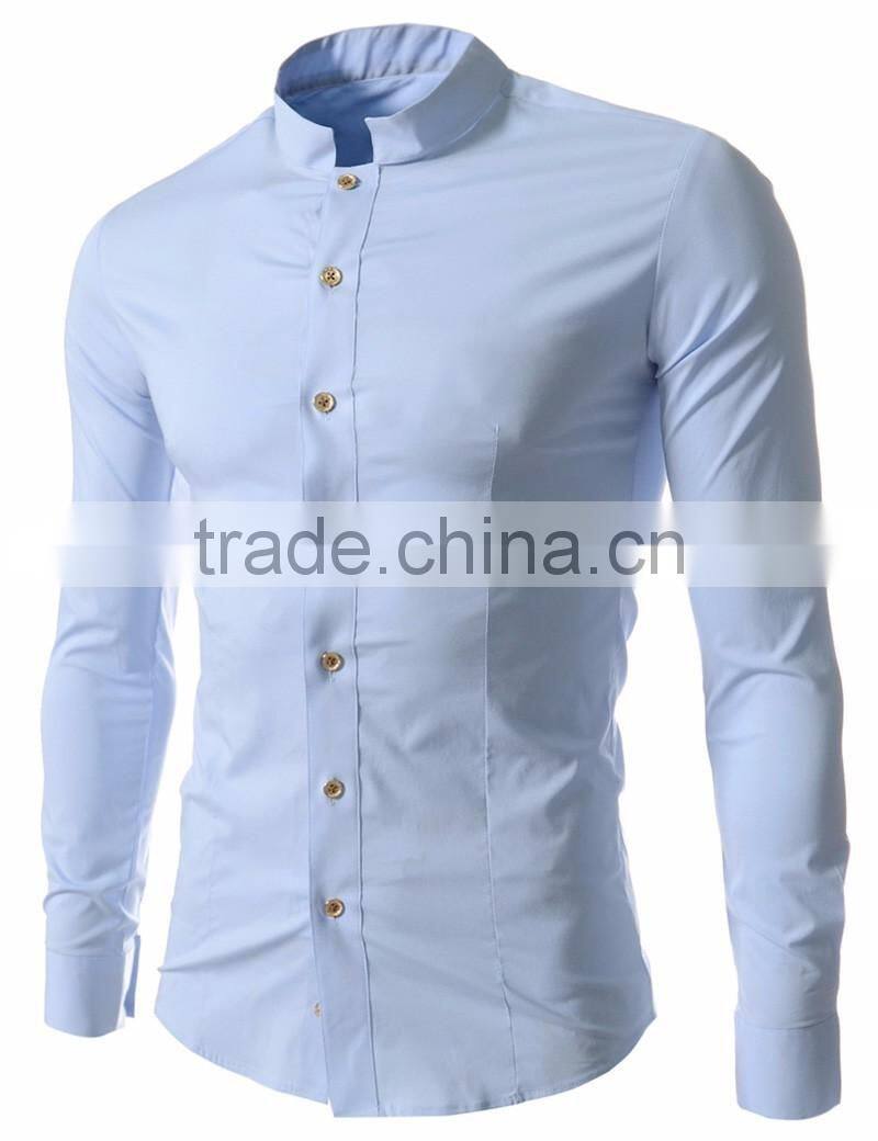 factory supply cheap long sleeve men white business dress shirt