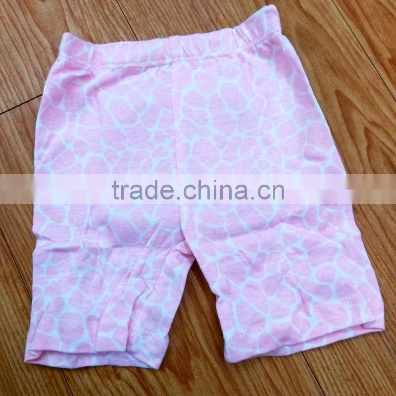 Absorbable cotton summer short baby girls trousers