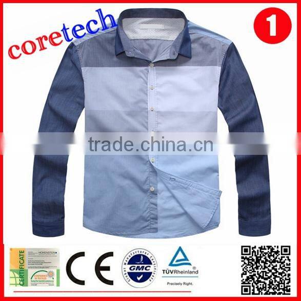 new design popular 100% cotton man shirt factory