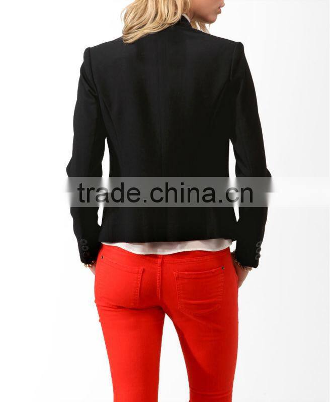 Sequined Reversed Lapel Blazer