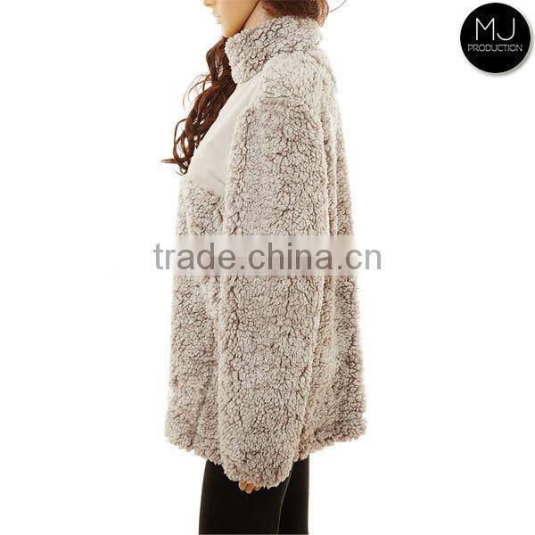 Monogrammed Personalized Ladies Winter Frosted Soft Uplander Sherpa Pullover