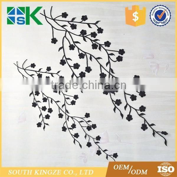 Ethnic Flower Motif Applique Patch Craft Embroidered Sew/Iron On Plum Blossom