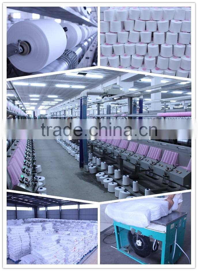 20/2 20/1 dyed pattern | white 100% polyester spun hank yarn for sewing clothing