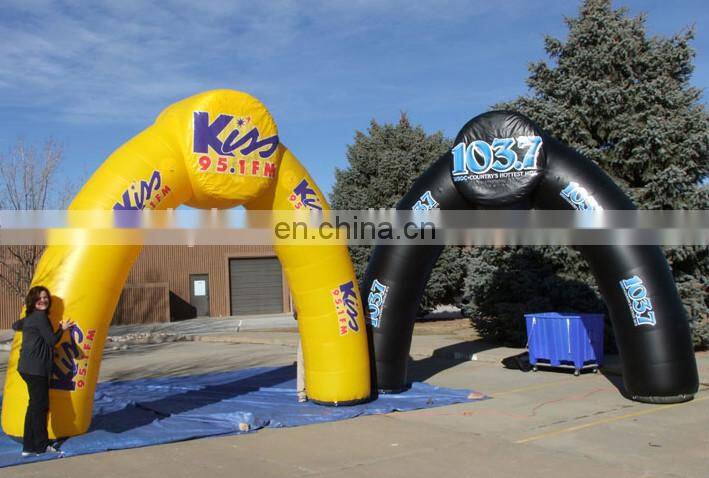 inflatable white Advertising arch dome tent for promotion