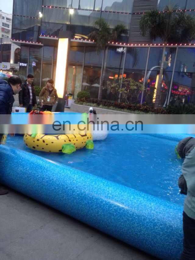 Rectangle Inflatable water pool with bubble ball/water ball pool/water pool