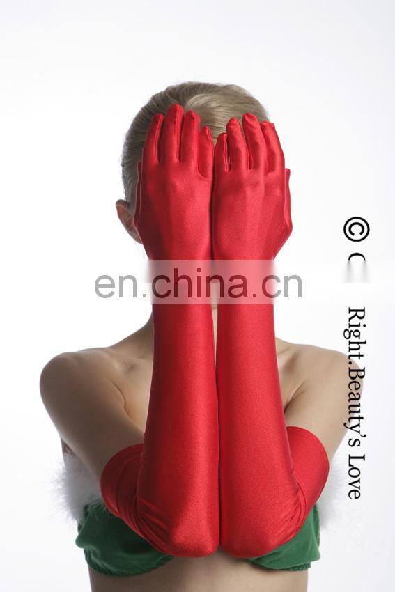Beautyslove Cheap elbow length party gloves ladies gloves satin long gloves