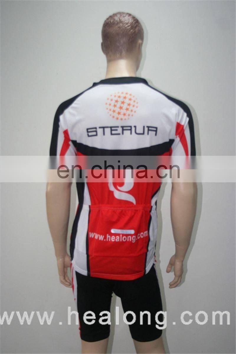 Healong Digital Printing Retro Customized Bicycle Wear