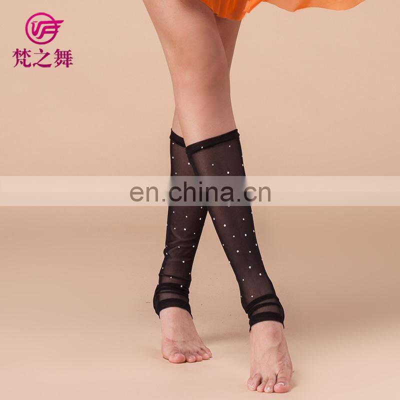 Wholesale sexy hot dril net cloth women belly dance black socks accessory P-9060#