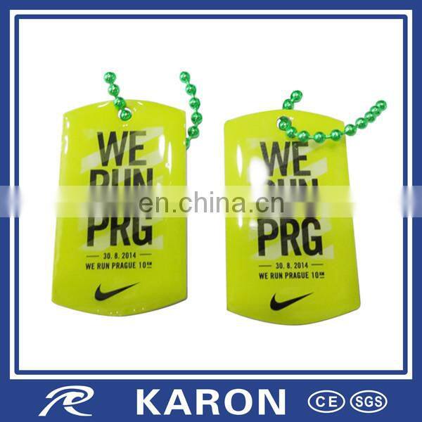 wholesale printed cheap dog tag necklaces in stainless iron