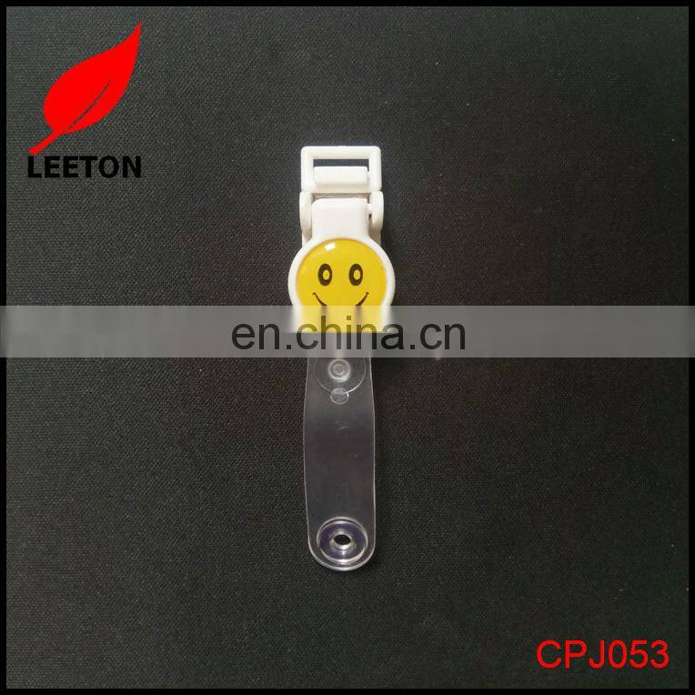 Factory custom plastic ID badge clip
