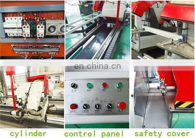 Double head aluminum windows cutting saw / double head cutting machine
