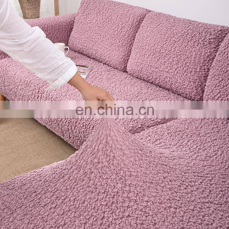 Latest design full Protective 5 seater 7 seater l shape sofa cover sectional slipcover strech sofa set cover