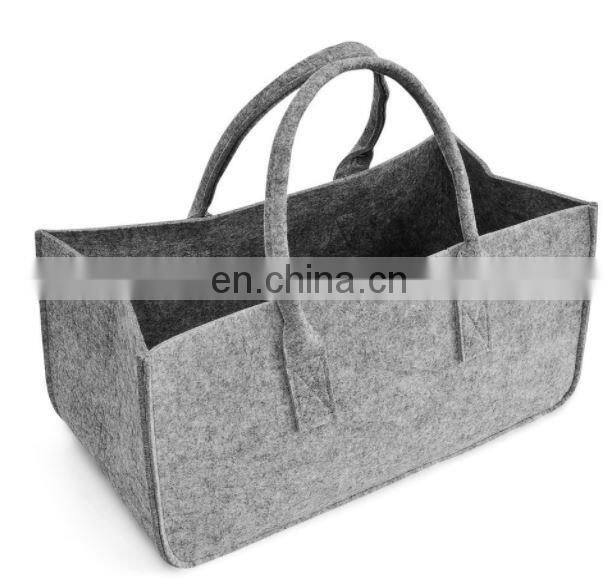 Firewood Carry Bag Environmental Shopping Bag Polyester Felt Bag with Handle