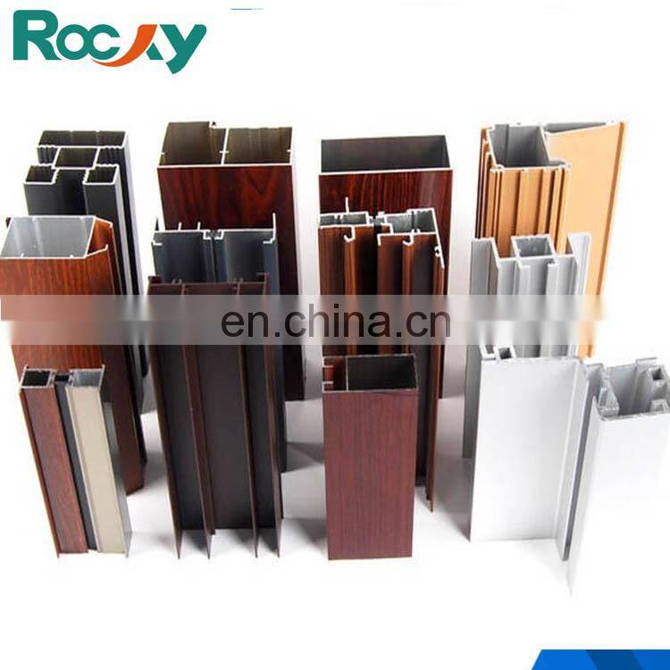 Sandblast anodized aluminium profile for glass railing aluminium profile system