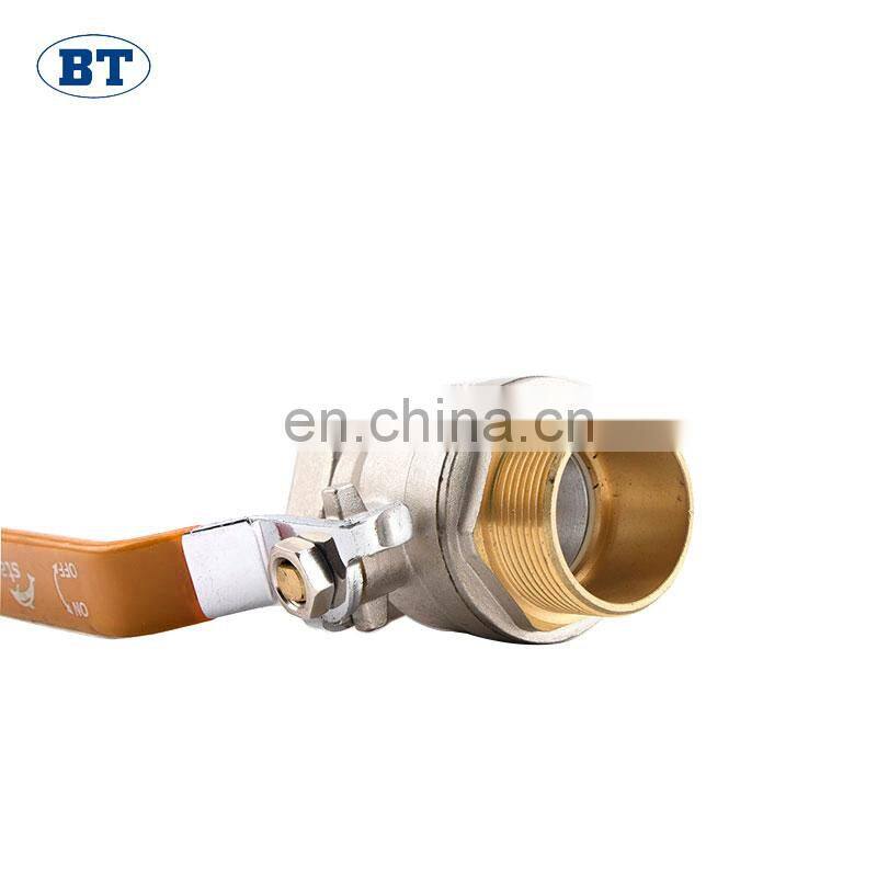 BT1041 high pressure level handle brass forged ball valve