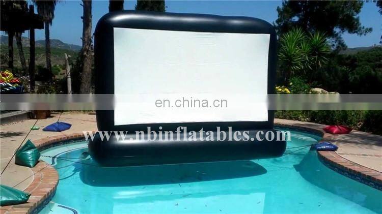 Black Inflatable Cinema Screen Outdoor Party Inflatable Video Wall Screen