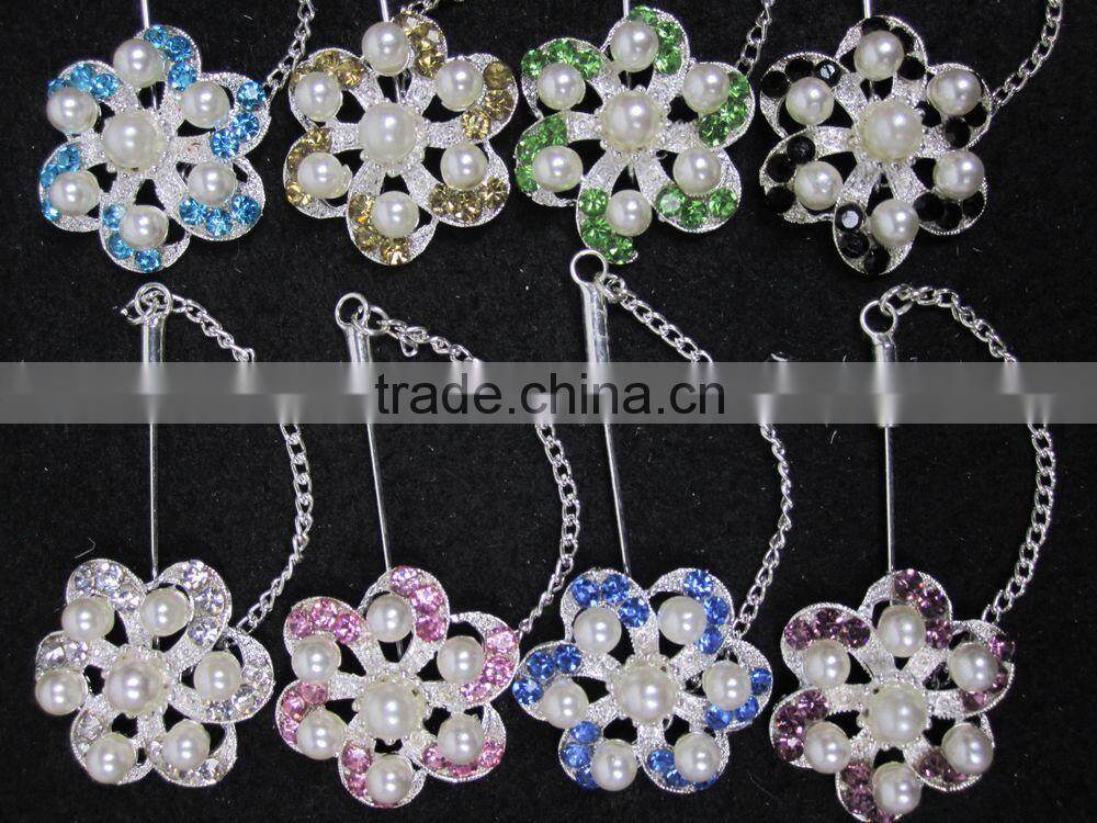 B075 HOT SALE 2014 MUSILM BROOCH HIJAB SCARF PINS