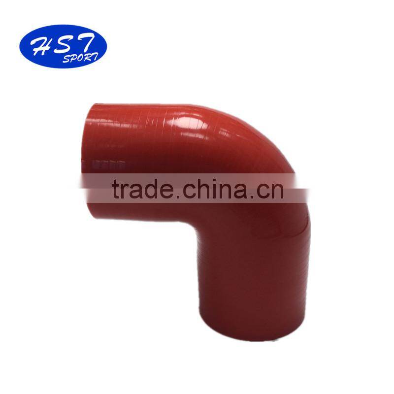 large diameter flexible high temperature automotive 45 degree elbow silicone hose