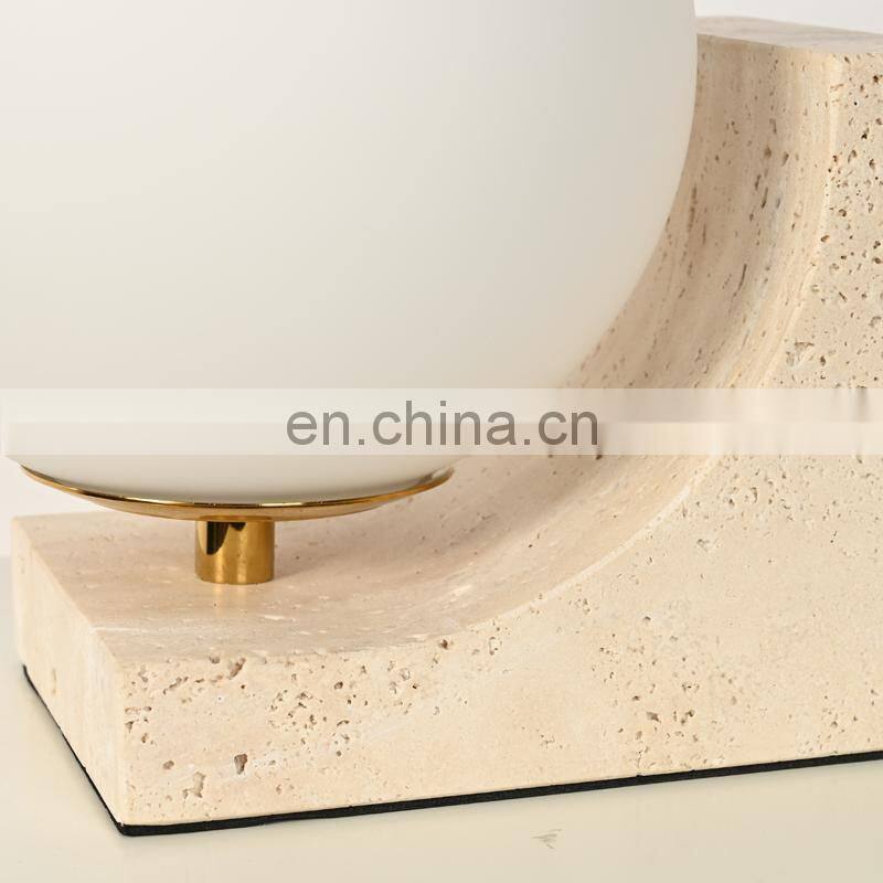 Living room holiday lighting arc lamp egg glass night table lamp