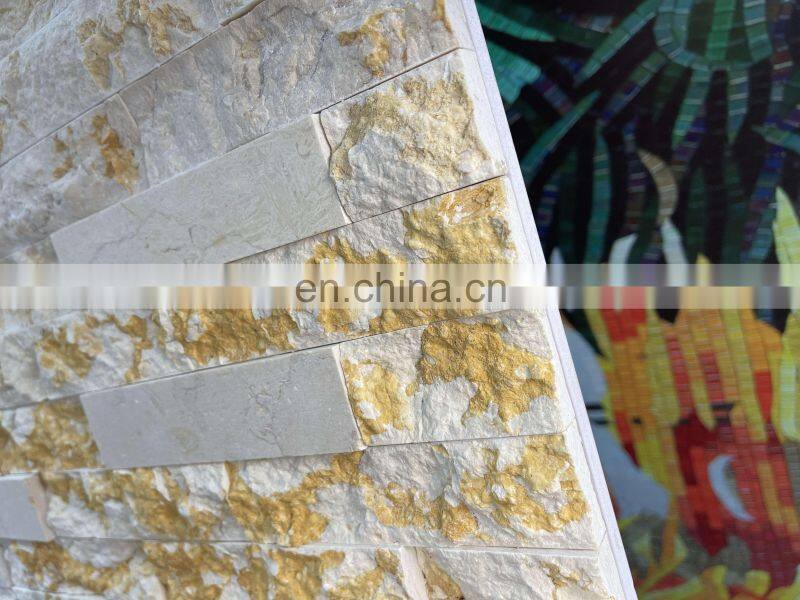Natural Mosaic Stone 3D Style Brick Tiles Floor Wall Decoration Cultured Stone Mosaic Natural Stone Mosaic