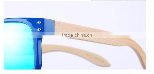 new arrival top quality TAC polarized revo silver lens wood arms sungalsses