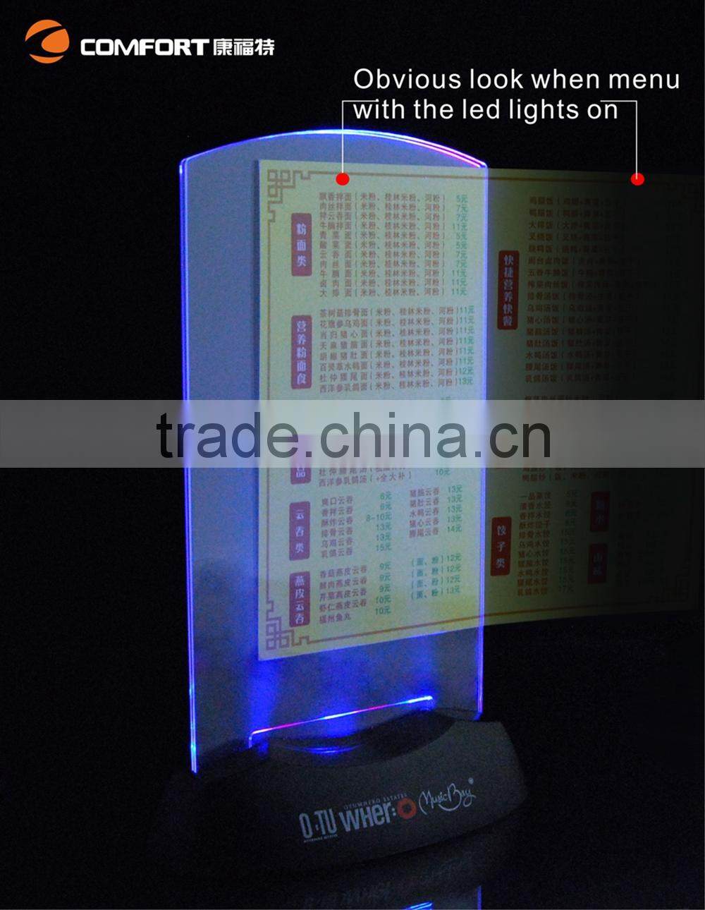 Hot bar product-lighted rotating display stand