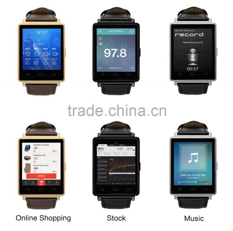 New arrival android smart watch 2016 GPS smart watch D6 android 5.1 mtk680 quad core wifi 3G smartwatch d6.