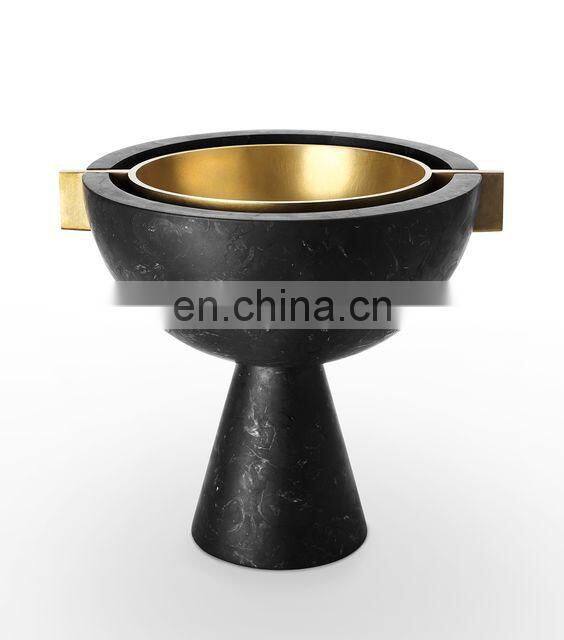 aluminium raw cast gold colour bowl