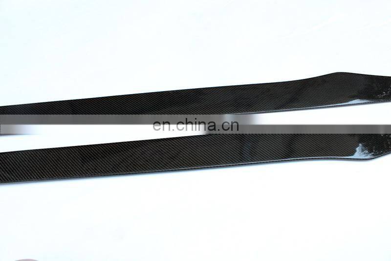 215CM carbon fiber side skirts extension for BMW 3 4 5 6 series F30 F32 F33 F10 F12 F13 universal side skirts