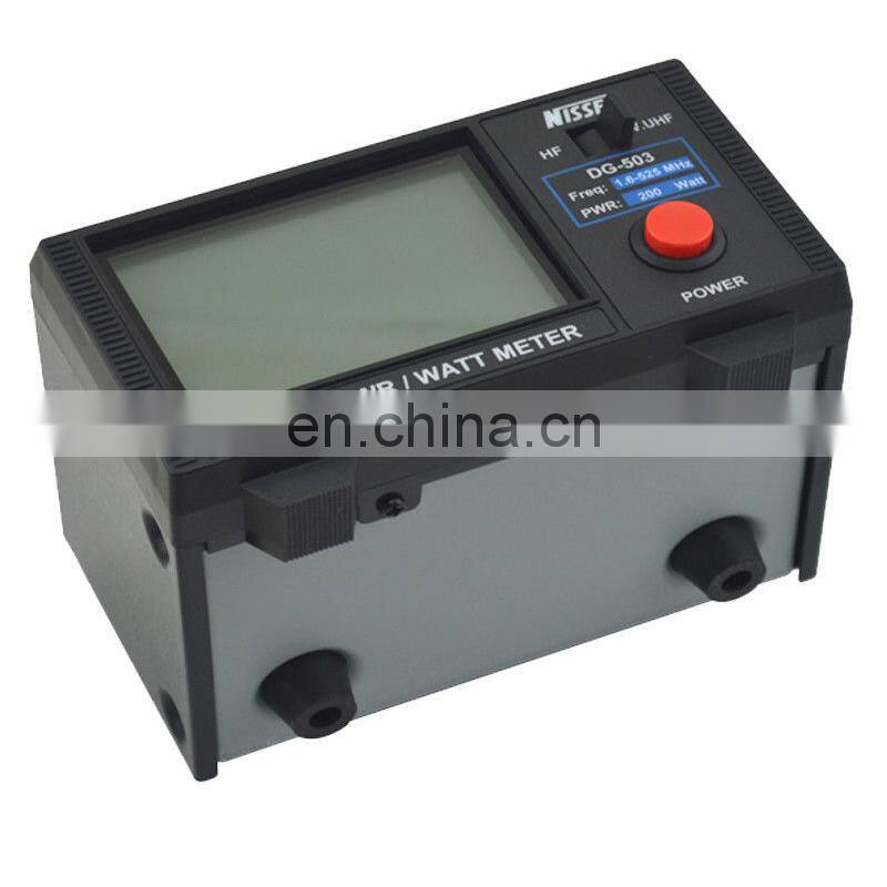 DG-503 Digital Two-Way Radios Walkie Talkie SWR WATT Meter with 3.5" LCD