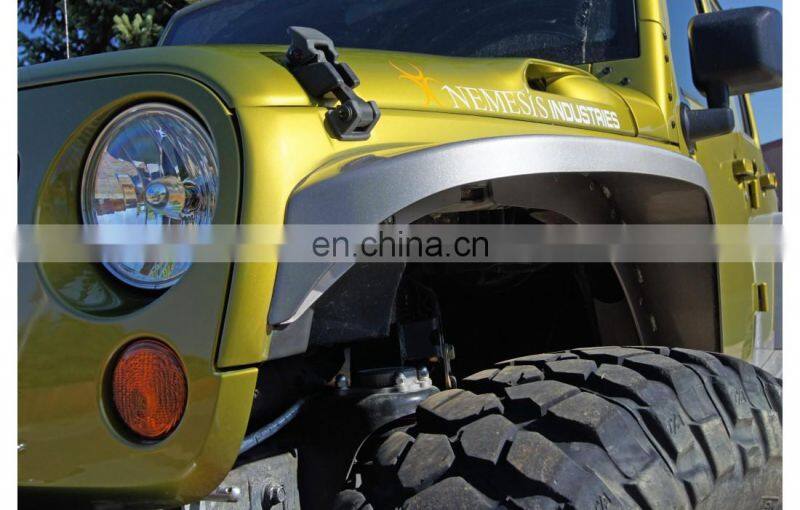 J141 avenger fender flare for Vehicles for jeep for wrangler JK accessories right left fender flare for jeep jk 2007 LANTSUN