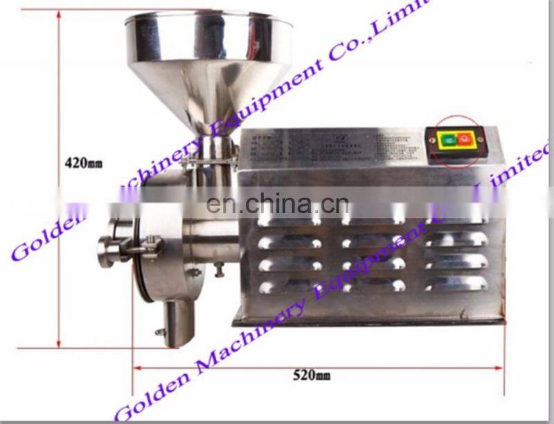Stainless steel grain spice food fine powder making grinder mill machine