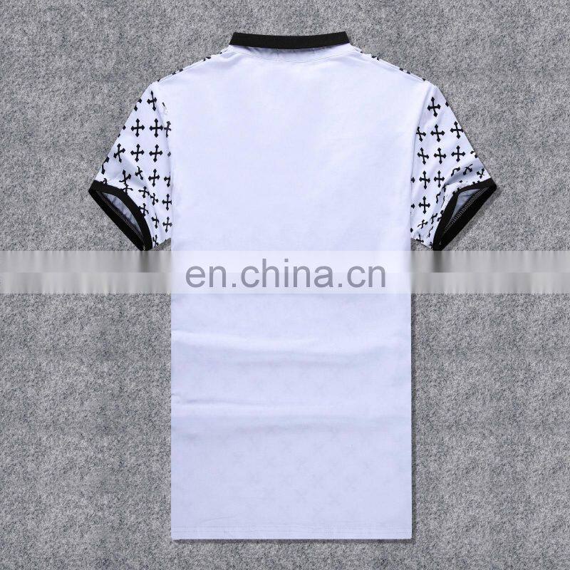 Wholesale Custom Design High Quality Plain Mens Golf Lapel Polo Shirt for Sports Men Casual Smart Embroidered