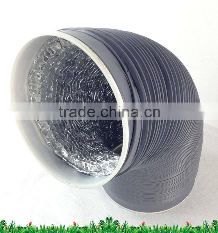 Heat resistant aluminum air duct flexible ventilation hose