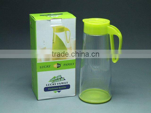 1.8L plastic cold water jug with cup set