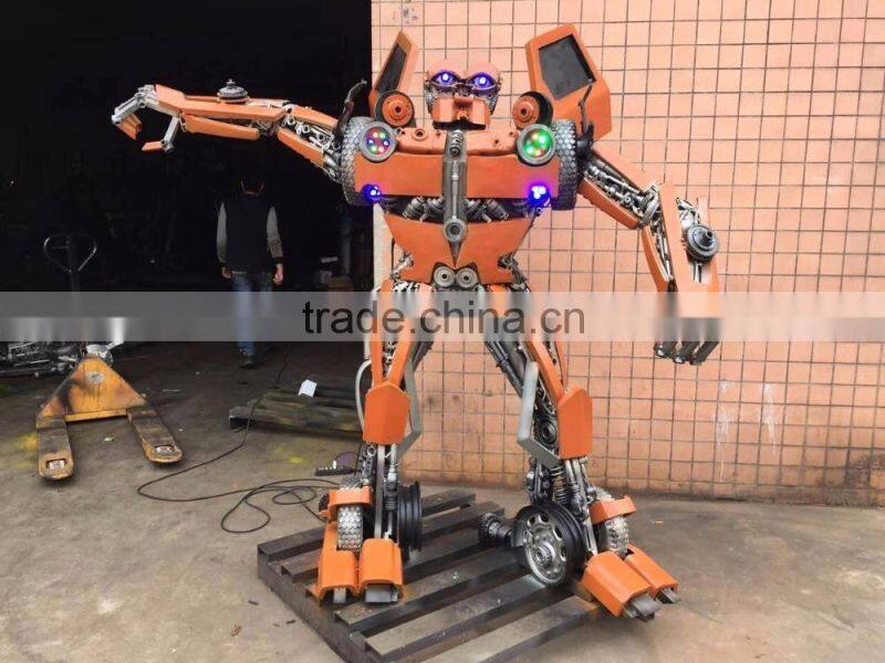 large metal sculptures 2 meters high Mudflap modern sculpture