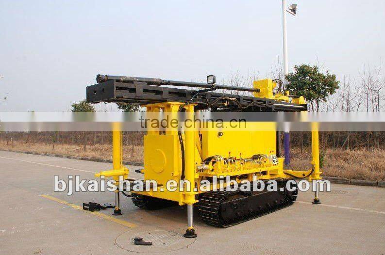 cheap Water drill rig!!depth 120m,diameter:115-254mm,KW10 High-Effect Hydraulic Geothermal Water Well Drilling Rigs