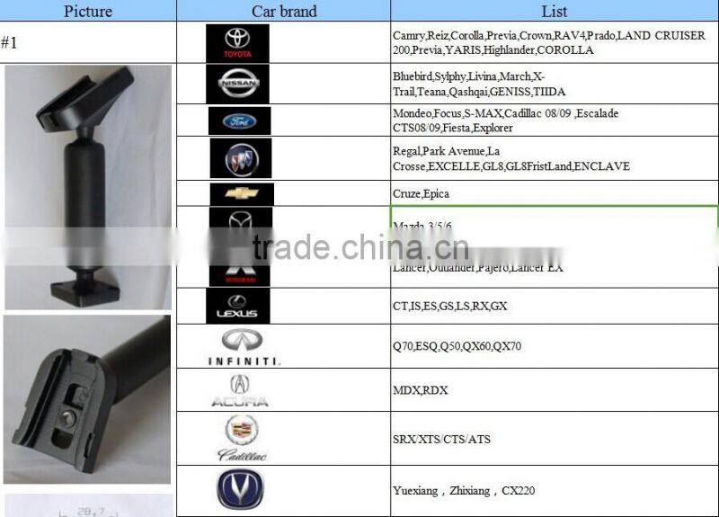 Sale well Metal car bracket Toyota/Nissan/Ford/Hyundai/Buick