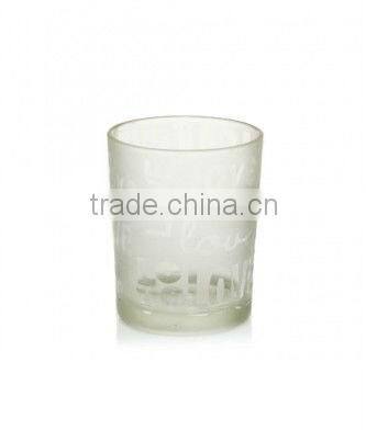 Wildflower Crackle Votive Holder