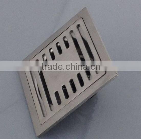 NEW TYPE Stainless Steel Floor Drain.single use , satin finished, brushed