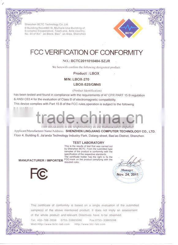 Embeddd and Fanless Industrial Firewall Motherboard GM45-6LAN(B)