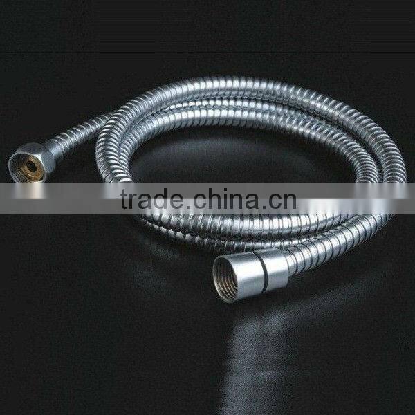 stainless steel double lock polished flexible shower hose