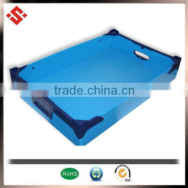 2015 corrugated plastic material black esd tray