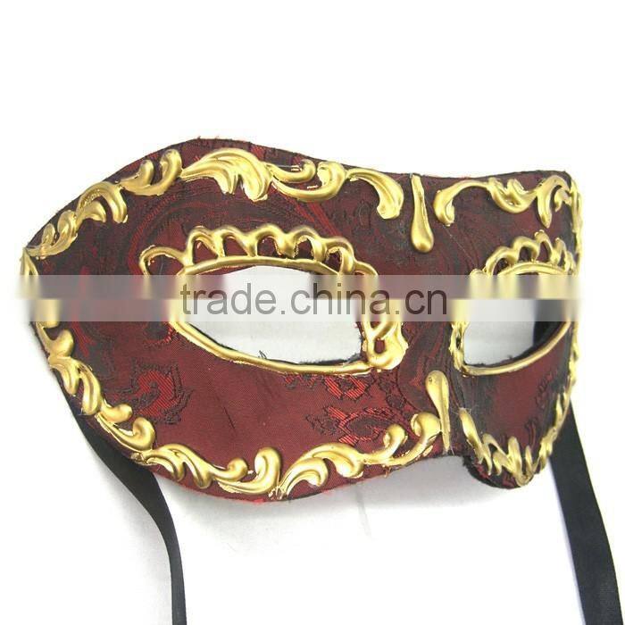 Custume Carnival Accessories HT-HF014 Plastic Half Face Party Eye Mask and Hard Plastic Mask