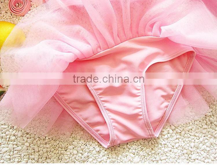 Hot sale girl three-pieces swimwear multilayer gauze sexy beachwear