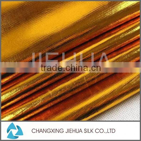 high quality bright color soft hot stamping fabric