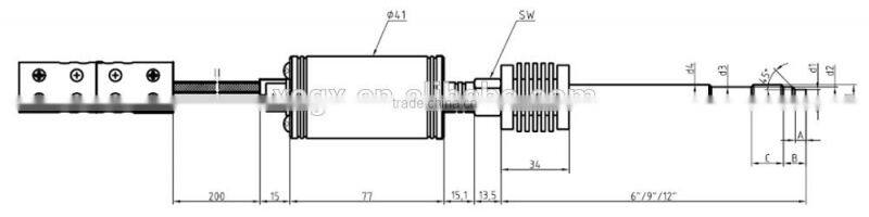 Sanitary rigid stem 2.00mV/V melt pressure transducers transmitter