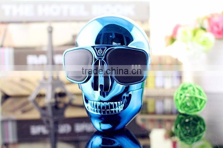 (gift) new style fashion skeleton power bank 4400mah skull portable power charger for boys