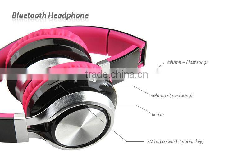 2015 new version LED Flash Headset premium sound Wireless Digital Headphones Sub-woofer Fm Radio Support Tf Card Pl