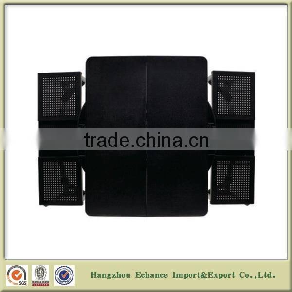 OEM Printing on the table/thick ABS plastic table and aluminum legs folding picnic table